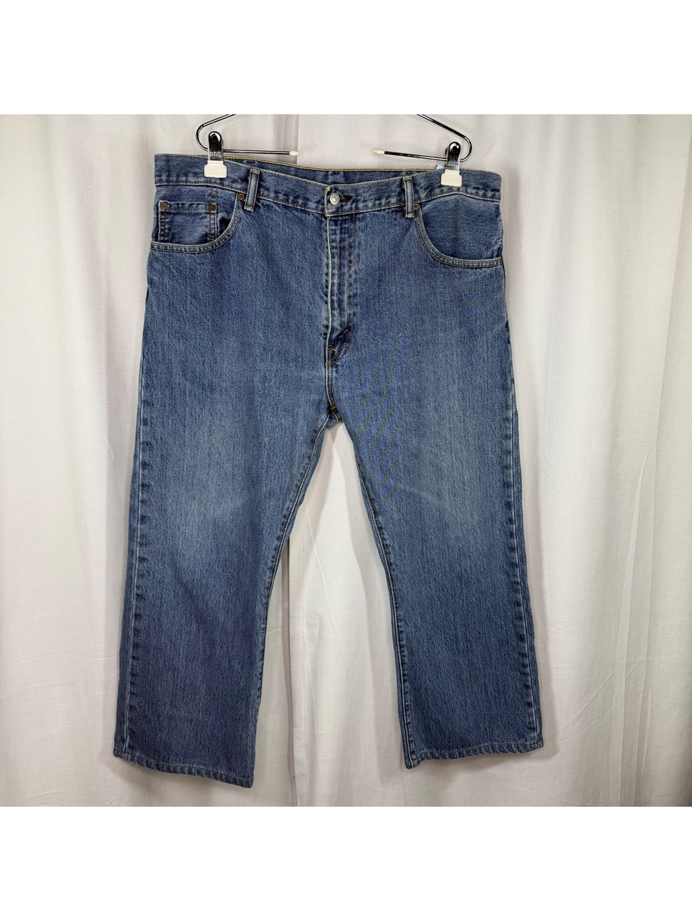 Levi's 517 Bootcut Jeans Mid Wash Blue Denim W40 x L26.5 Retro Style